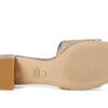 Stuart Weitzman Cayman 35 Block Slide Platino 8.5 B