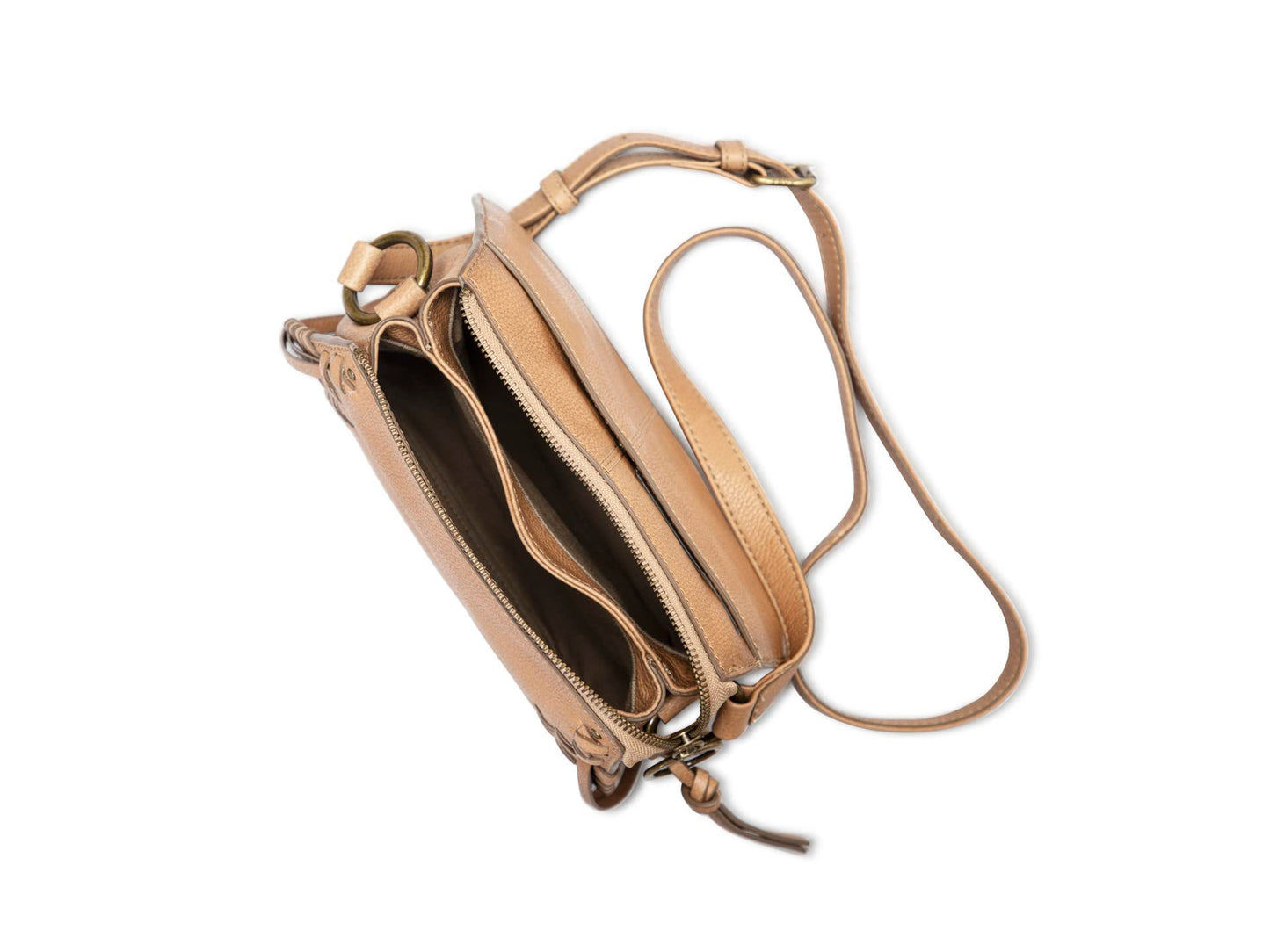 Frye Meadow Mini Crossbody Beige One Size