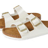 Birkenstock Arizona (Toddler/Little Big Kid) Sandal, Pearl Electric Metallic, 2-2.5 Narrow Unisex