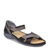 NAOT Footwear Women's Karawa Sandal Soft Black Lthr/Foggy Gray Lthr/Khaki Beige Lthr 7 M US