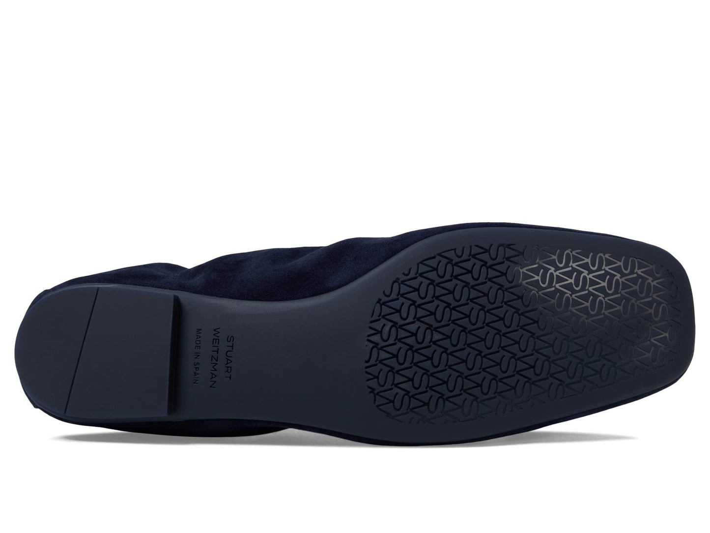Stuart Weitzman Crystal Fleur Ballet Flat Nice Blue 7 B