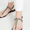 Stuart Weitzman Women's Goldie Jelly Sandals, Black, 5 Medium US