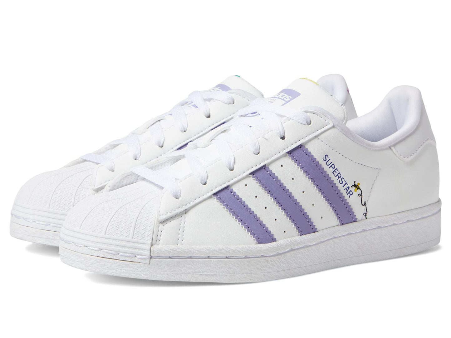adidas Superstar Shoes Kids', White, Size 5