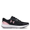 Under Armour Womens Surge 3 Running Shoe, (007) Black/Prime Pink/Prime Pink, 10 US