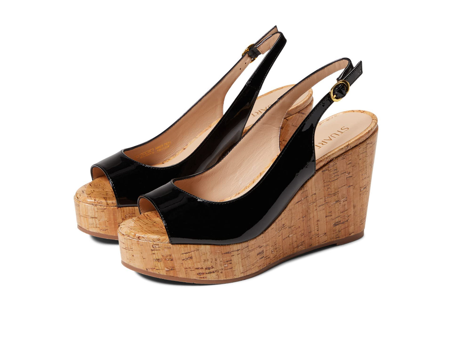 Stuart Weitzman Womens Riveria Black 8 B