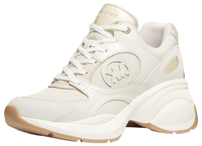 Michael Kors Women's Zuma TrainerTrainer Sneaker, Pl Gld Multi, 7.5