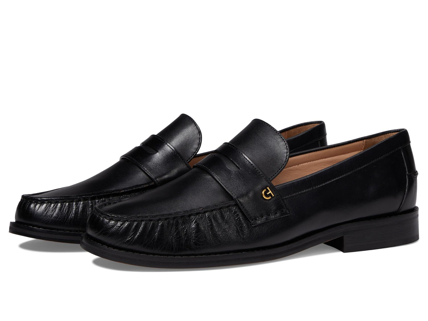 Cole Haan Women's Lux Pinch Penny Loafers, Scarab Leather, 9.5 Wide