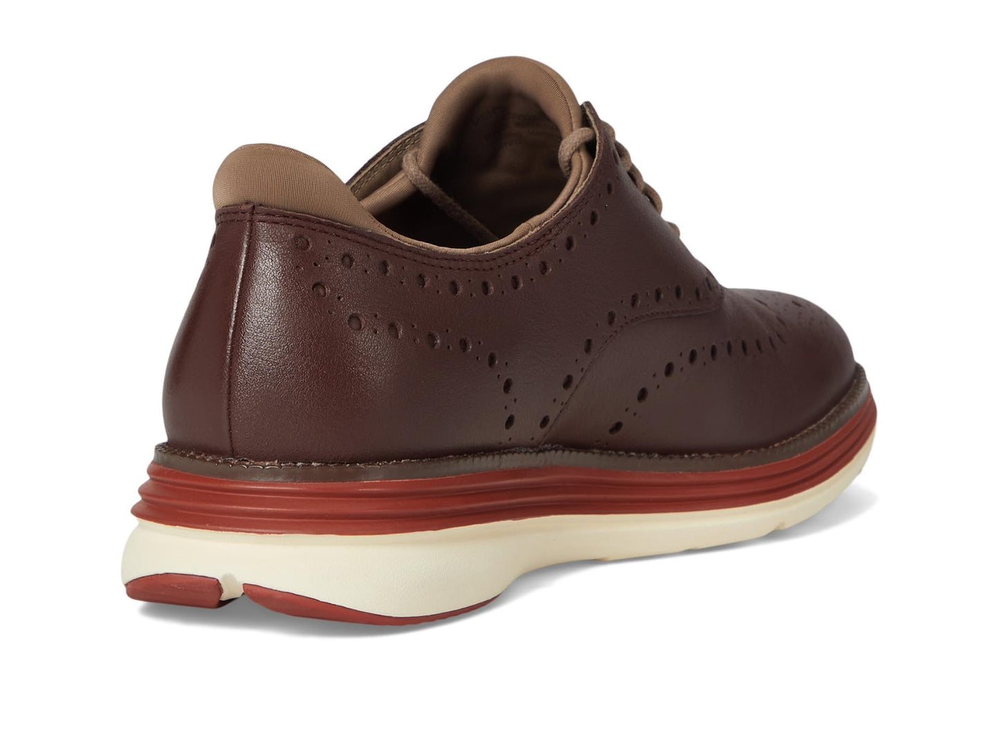 Cole Haan Men's Original Grand Ultra Wing Tip Oxford Deep Mahogany/Red Ochre/Irish Coffee Waterproof 15 Wide