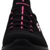 Skechers Women's Summits - Cool Classics Shoes, Black/Hot Pink, 6 M