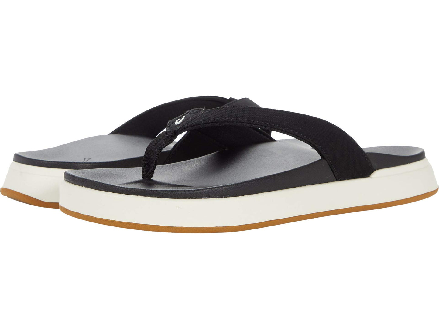 OluKai Nu'a Pi'o Women's Sandals Black/Black - 10
