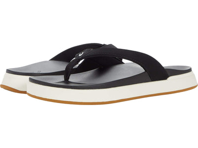 OluKai Nu'a Pi'o Women's Sandals Black/Black - 10