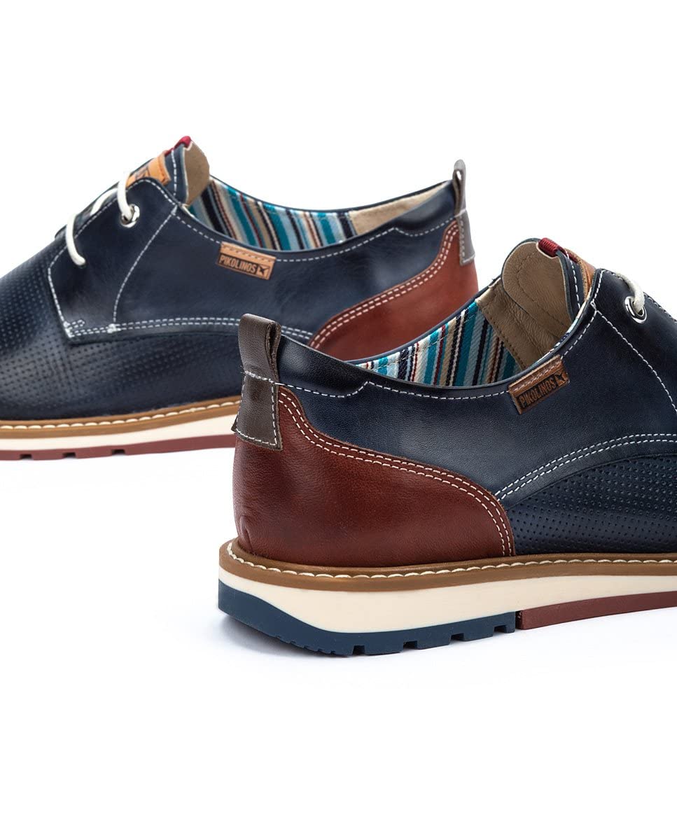 PIKOLINOS Lace-up Shoes/Lace-ups Leather Berna for Man Blue