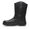 Thorogood Thoro-Flex 10” Black Safety Toe Work Boots for Men and Women - Made from Full-Grain Leather with Composite Toe and Slip-, Oil-, and Puncture-Resistant Outsole, Black - 7 M