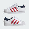 adidas Superstar (Big Kid) Footwear White/Better Scarlet/Night Indigo 4.5 Big Kid M