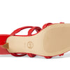 Michael Michael Kors Corrine Sandals for Women - Leather Upper - Synthetic Lining - Synthetic Insole Lacquer Red 7.5 M