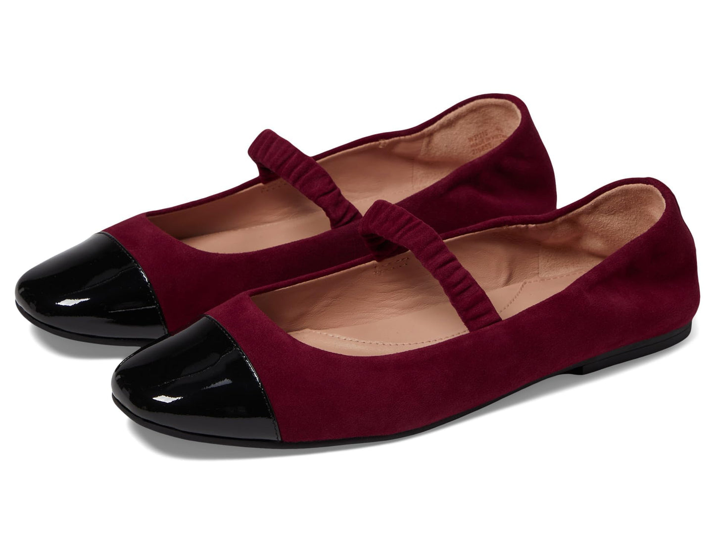 Cole Haan Women's Yvette Mj Ballet Flat, Black Cherry Suede, 8.5