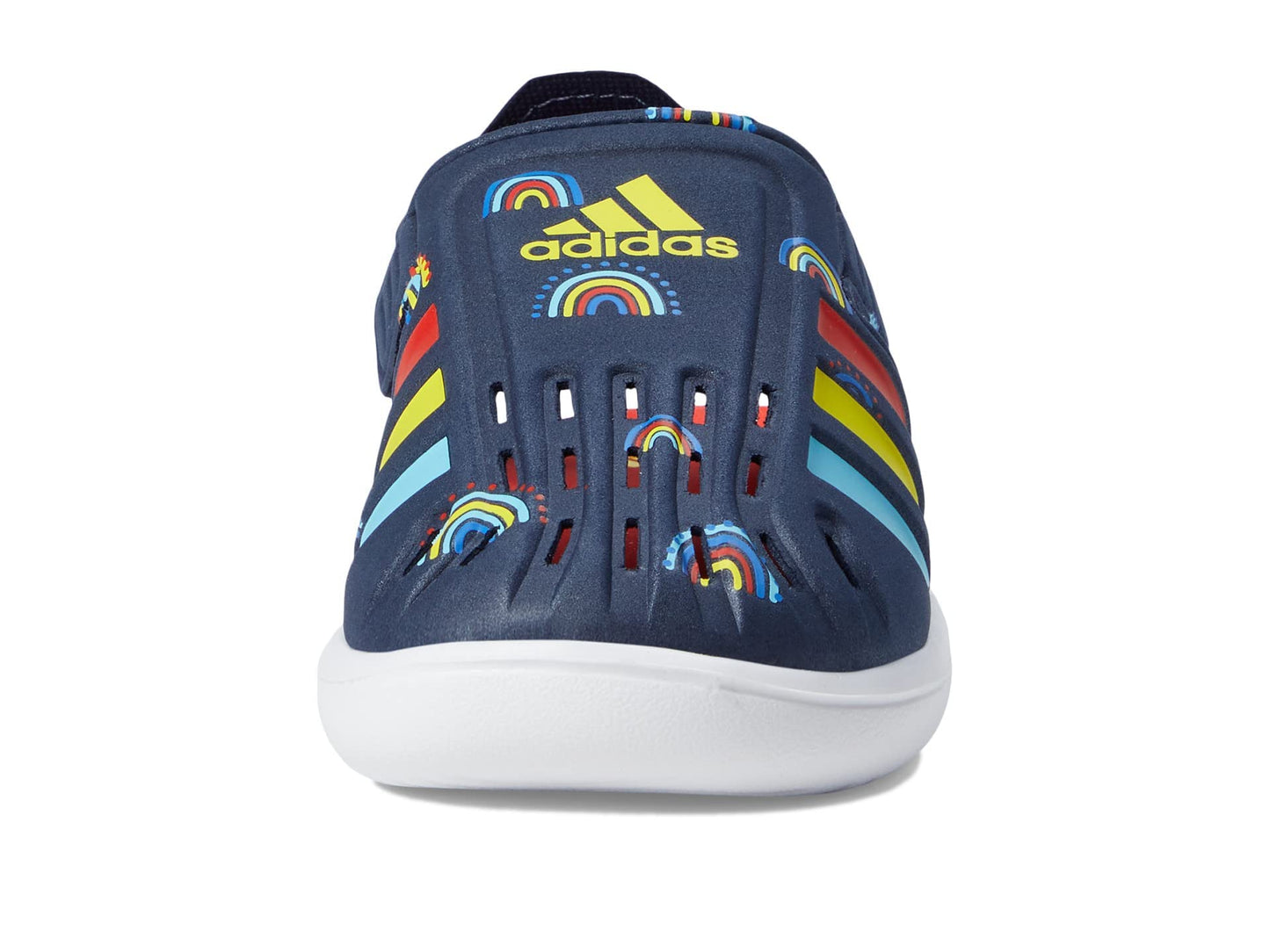 adidas Baby Boy's Closed Toe Water Sandals (Infant/Toddler) Ink/Bold Orange/Impact Yellow 6 Toddler M