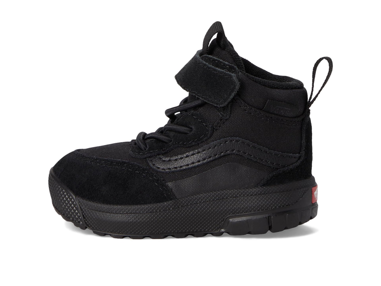 Vans Kids MTE Mini Crest (Infant/Toddler) Sneaker, Black/Black, 10 US Unisex
