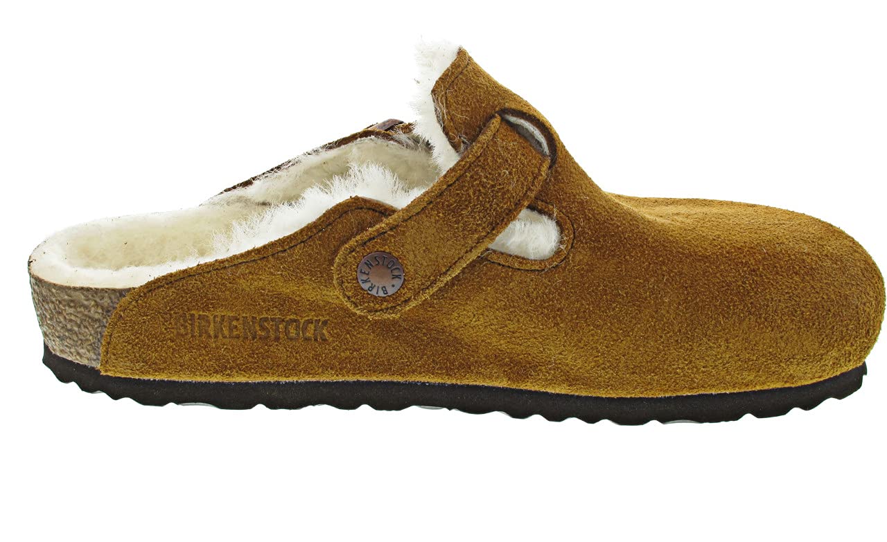 Birkenstock 1001140139 Boston Shearling Mink/Bei 39