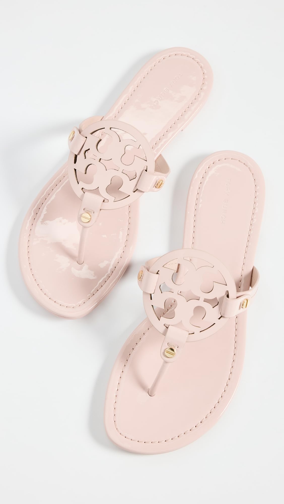 Tory Burch Women's Miller Sandals, Seashell Pink, 6 Medium US