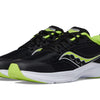 Saucony Unisex-Child Kinvara 13, Black/Lime, 6 Big Kid