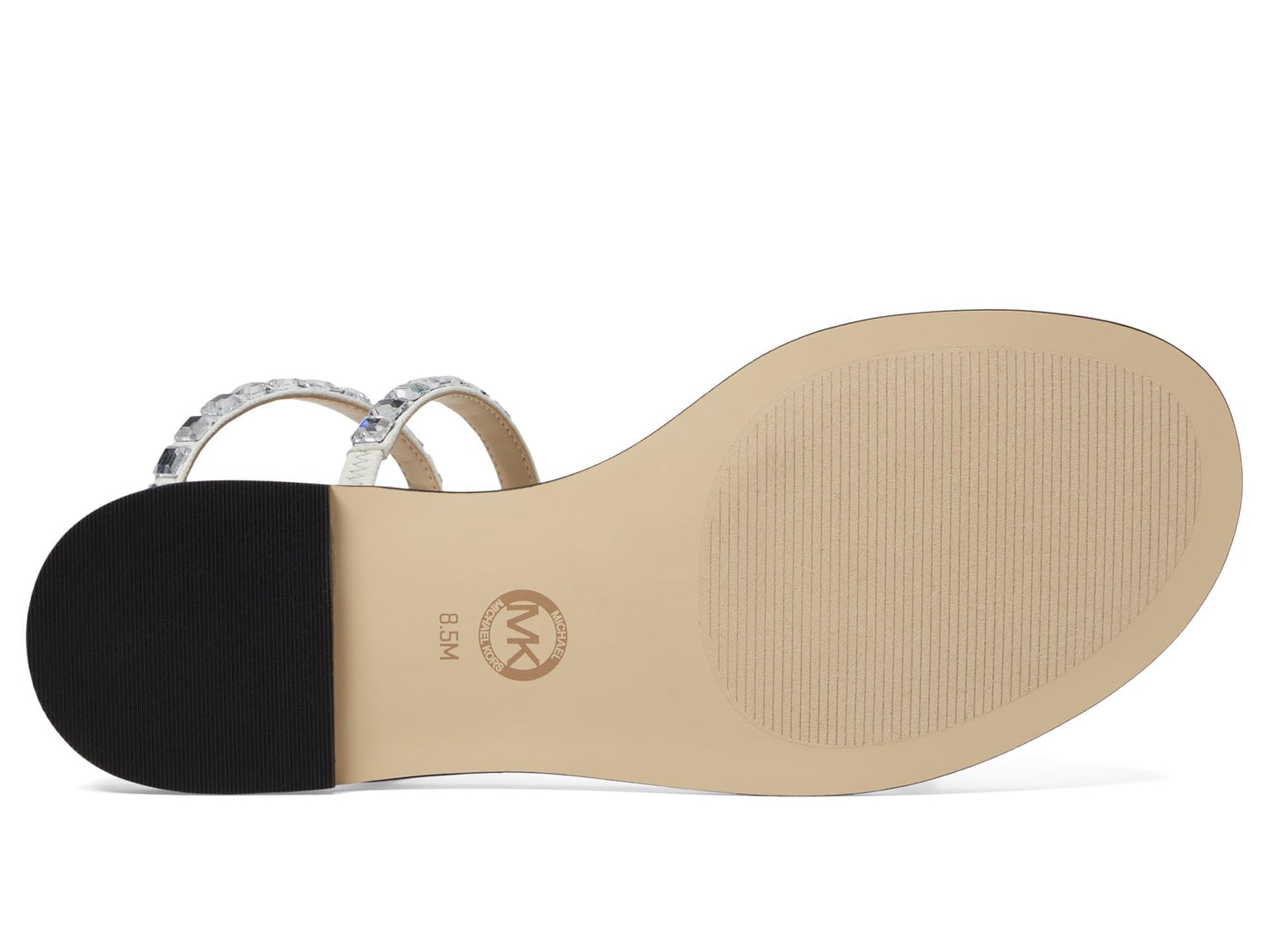 Michael Kors Celia Flat Sandal Silver 8 M