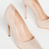 SCHUTZ Women's Sybil Pumps, Light Nude, Tan, Clear, 6.5 Medium US