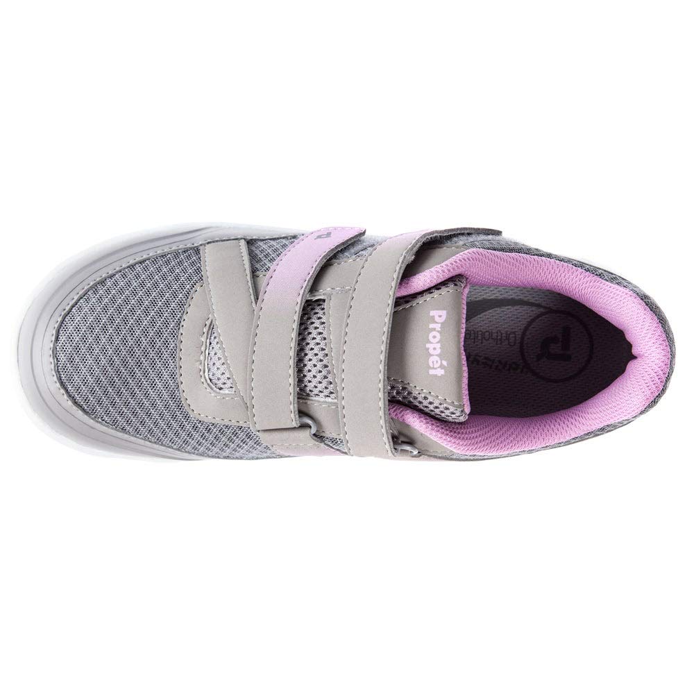 Propet Matilda Strap Women's Wellness Shoe Grey/pink - 7 Xx-wide