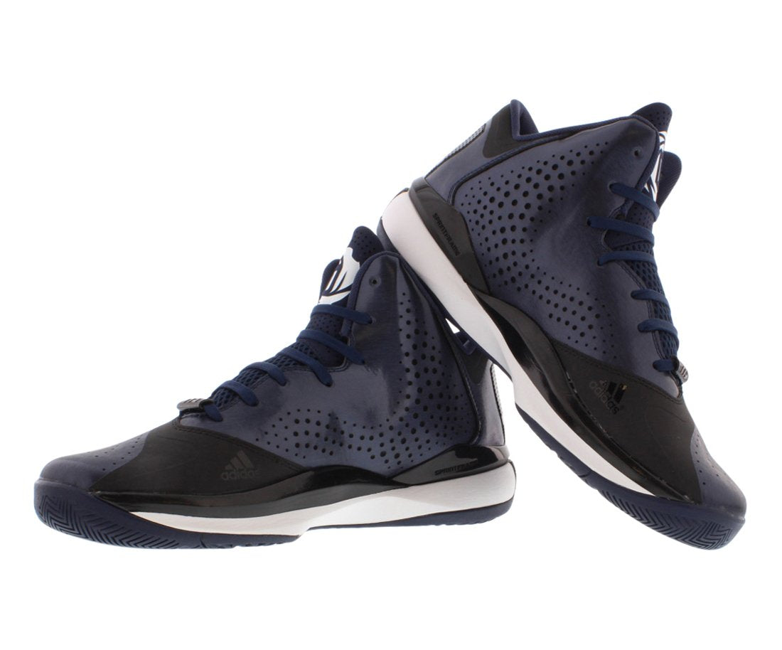 Adidas D Rose 773 III Mens Basketball Shoe 12.5 Navy-Black-White