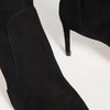 Stuart Weitzman Women's 75mm Stuart Stretch Booties, Black, 10.5 Medium US