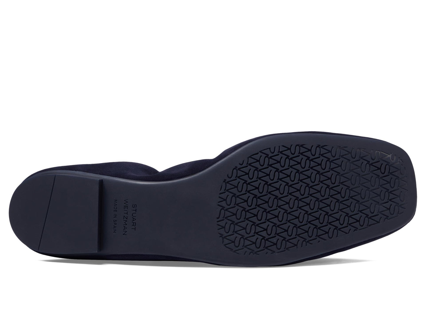 Stuart Weitzman Bardot Bow Flat Nice Blue 9 B