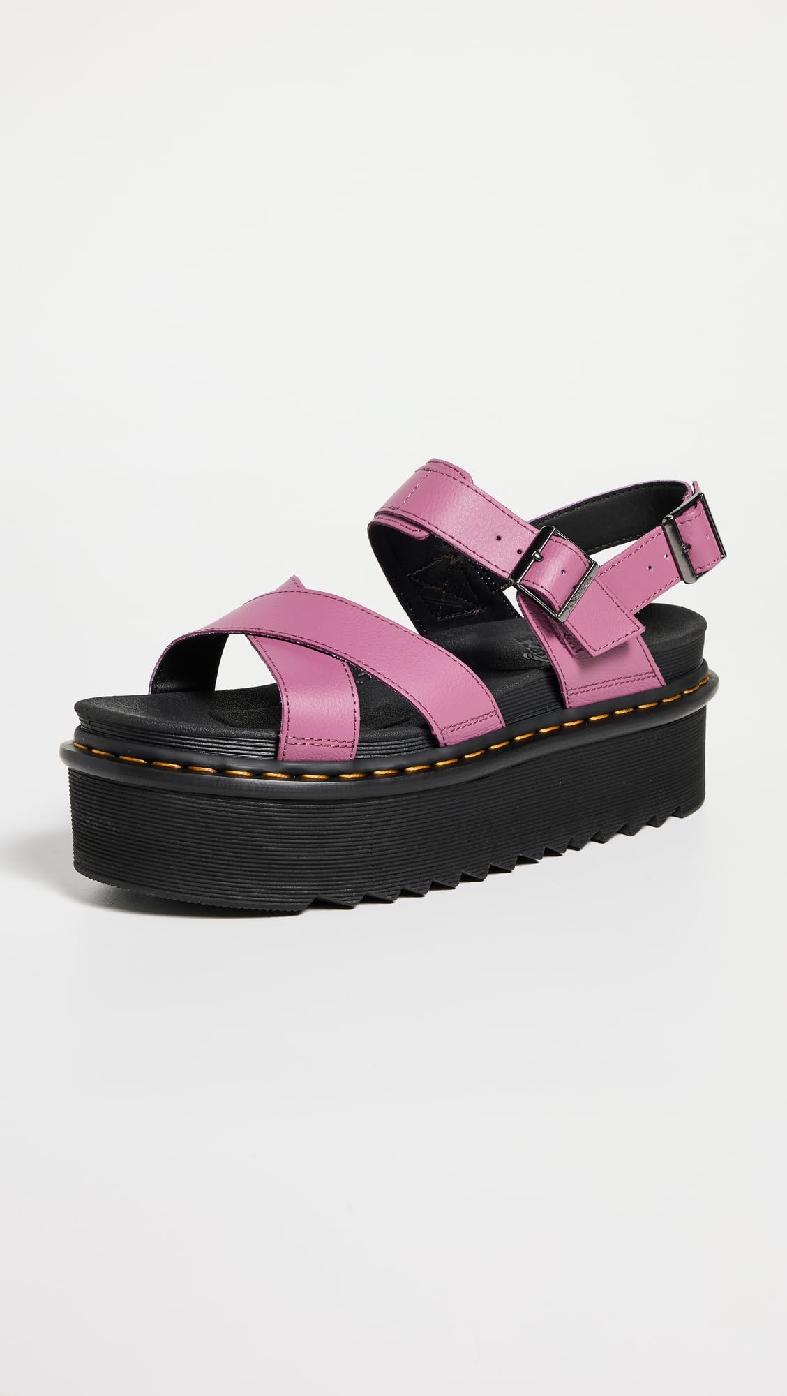 Dr. Martens Women's Voss II Quad Athena Sandals, Muted Purple, 5 US