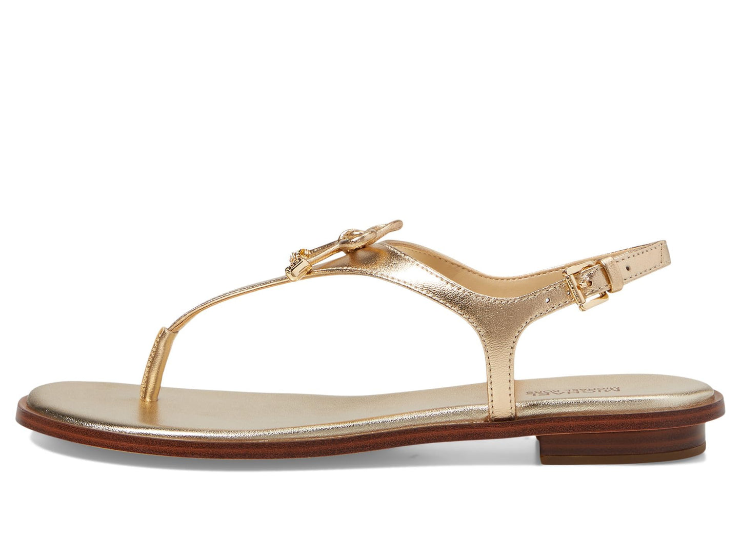 Michael Kors Nori Flat Thong Pale Gold 6.5 M