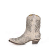 Corral Western Wedding White Booties (WHITE, US Footwear Size System, Adult, Women, Numeric, Medium, 9)