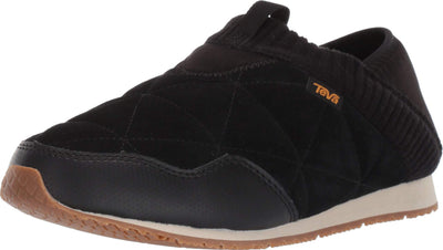 Teva Women's Ember Moc Shearling Shoes Slipper, Black, 5