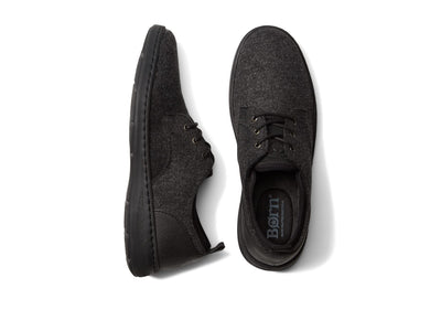 BORN Marcus Dark Grey/Black Wool 12 M (D)