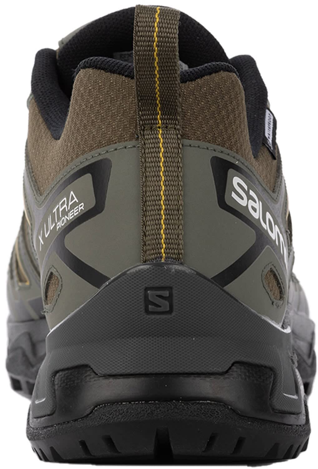 Salomon Men's X Ultra Pioneer CLIMASALOMON™ Waterproof Hiking Shoes for Men, Olive Night/Castor Gray/Antique Moss, 10.5