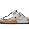 Birkenstock Women's Gizeh Big Buckle High Shine Sandal, Light Rose, 11-11.5