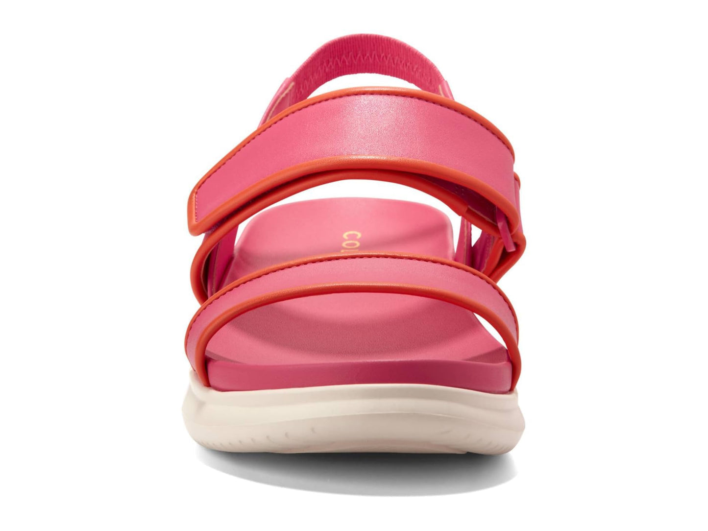 Cole Haan Women's Zerogrand Meritt Sandals Flat, Ivory/Oat/Ivory, 10 Wide