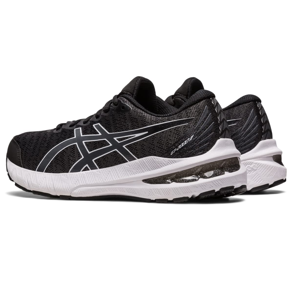 ASICS Kid's GT-2000 11 Grade School Running Shoes, 4.5, Black/Carrier Grey