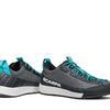 SCARPA Men's Gecko LT Outdoor Shoes for Hiking and Walking - Anthracite/Azure - 8-8.5 Women/7-7.5 Men
