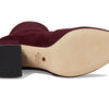 Stuart Weitzman Flareblock 85 Stretch Bootie Cabernet 9 B