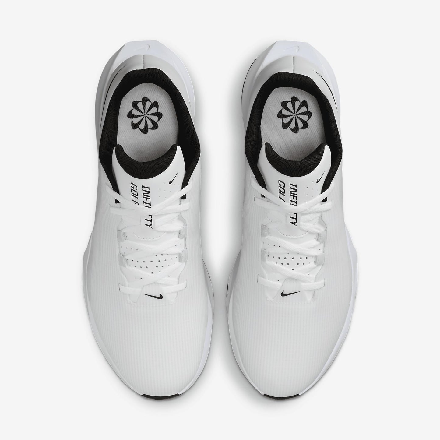 Nike Infinity G NN Golf Shoes (Wide) (FN0565-100, White/Pure Platinum/Black) Size 7