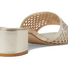 Stuart Weitzman Cayman 35 Block Slide Platino 8.5 B