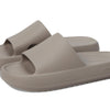 Skechers Women's Slide Sandal, Dark Taupe, 6