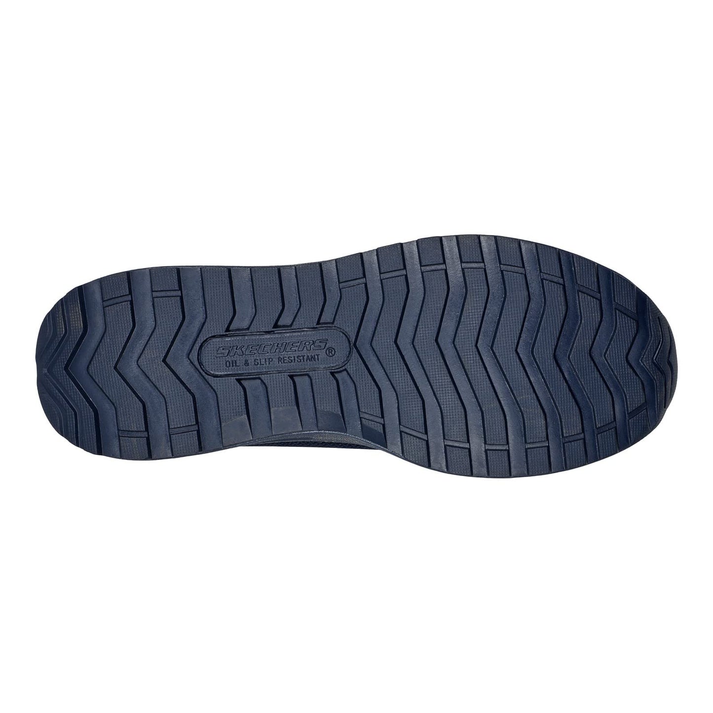 Skechers Bulkin – Balran Comp Toe Navy/Gold 6 B (M)