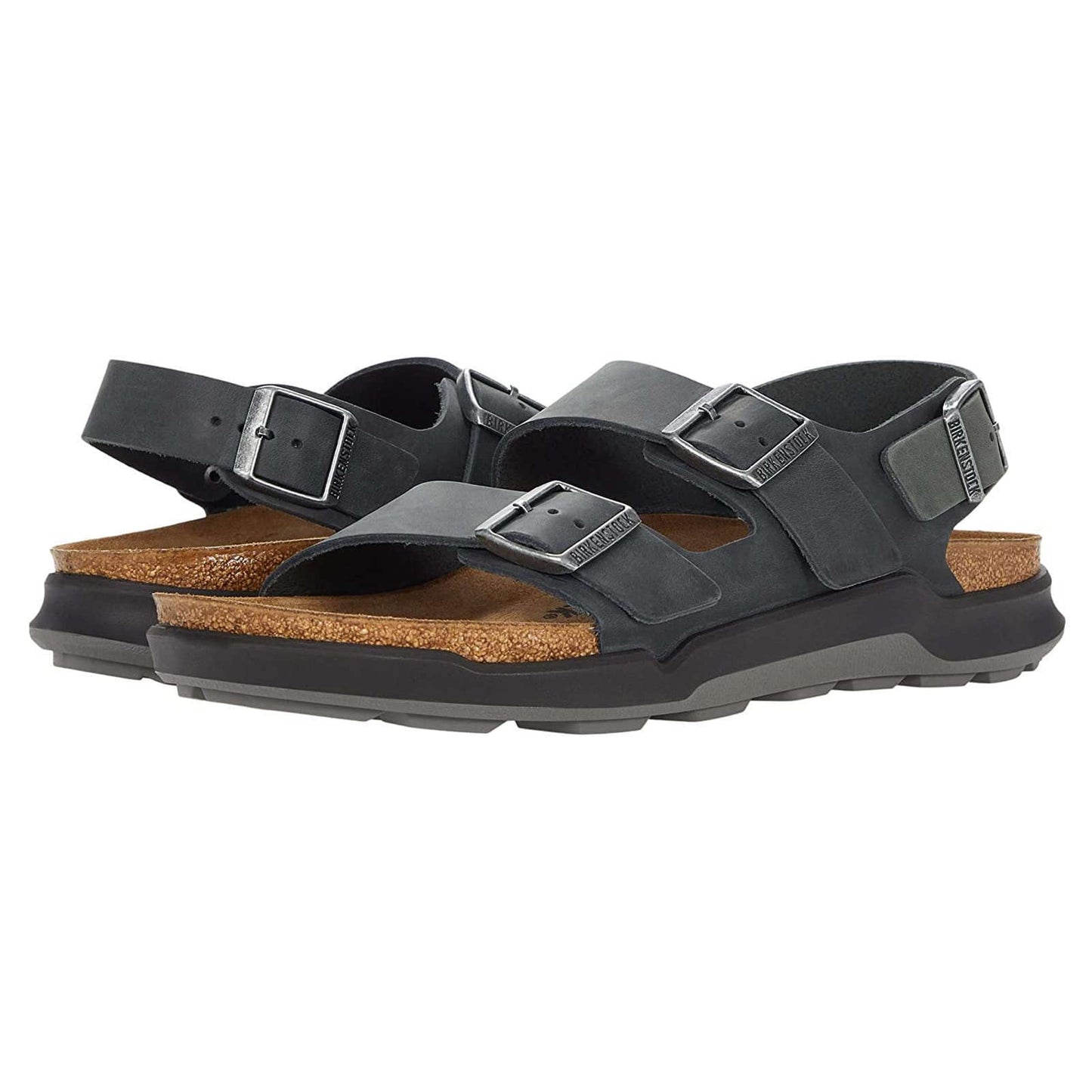 Birkenstock 1018426141 Milano Ct Black Oil LTR R 41