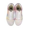 Vans Men's Old Skool Sneaker, (Aura Shift) Multi/True White, Size 5.5