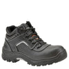 Skechers mens Burgin-sosder Industrial Boot, Black Embossed Leather, 11.5 Wide US