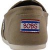 SKECHERS Women's Bobs Plush-Peace & Love Flat, Taupe, 6.5 W US